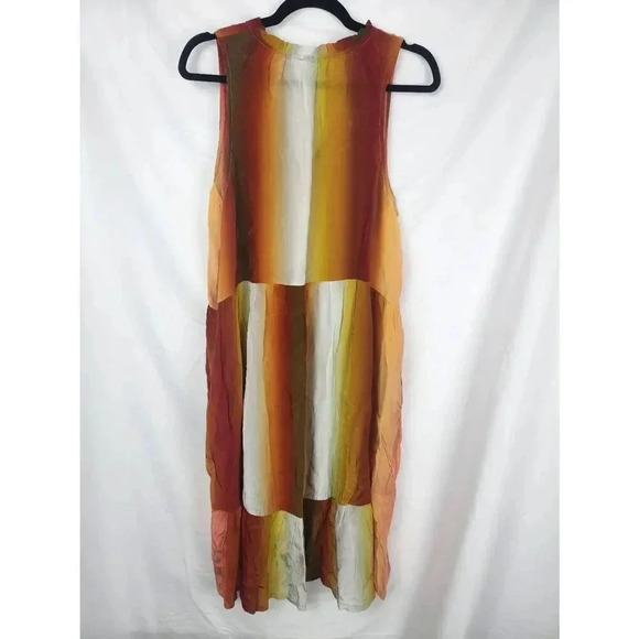 Sundance Knee Length Dress Multicolor Orange Size Large. - Picture 3 of 6